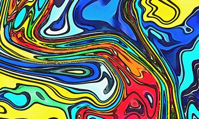 Abstract art background. Colorful texture. Creative concept pattern with design elements. Graphic artwork. Drawing in modern impressionism style. Backdrop print template. Psychedelic desktop wallpaper