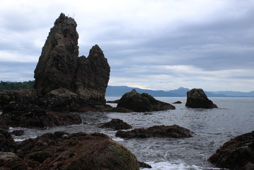 hokkaido rebunge Rocky coastal scenery