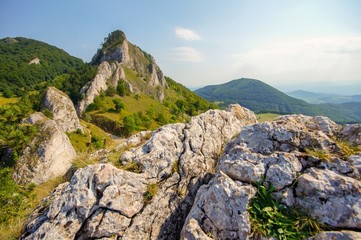 Vrsatec cliff mountain, Slovakia