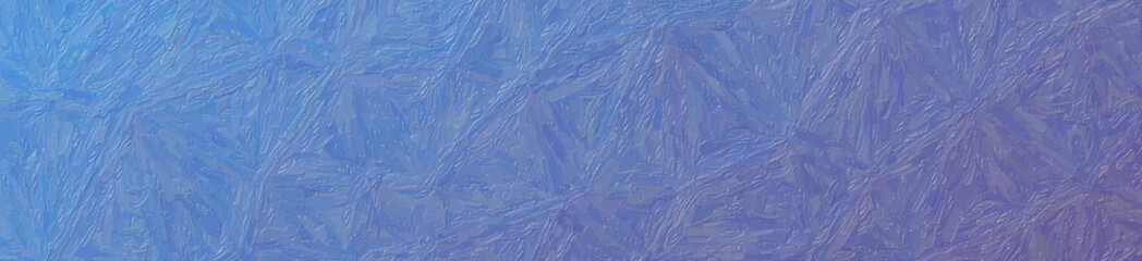 Blue and purple Impasto in banner shape background illustration.