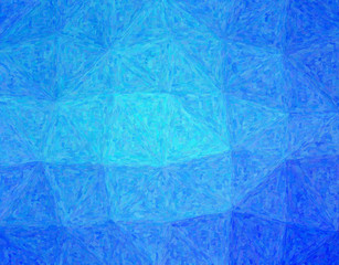 Useful abstract illustration of blue Impasto with small brush paint. Good background for your design.