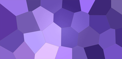Obraz na płótnie Canvas Dark blue and purple colorful Giant Hexagon background illustration.
