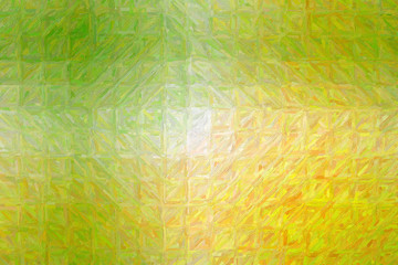 Obraz premium Yellow, green and white Colorful Impasto background illustration.