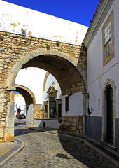 Fototapeta na wymiar view of the old town of city Faro