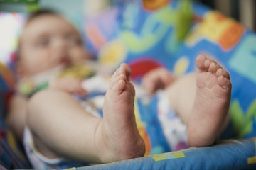 Close-up on Babies Feet