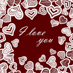 Postcard recognition of Valentine's Day