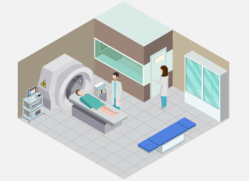 Nuclear Medicine Isometric Composition