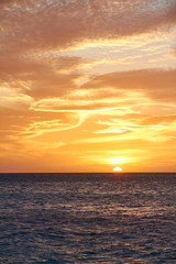 Obraz premium sunset at the beach