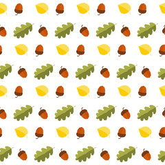 Autumn time seamless pattern background. Handmade autumn swatch for design autumn card, school party invitation, album, shop sale advertising, t shirt, textile fabric, bag print etc