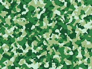 Green camouflage pattern
