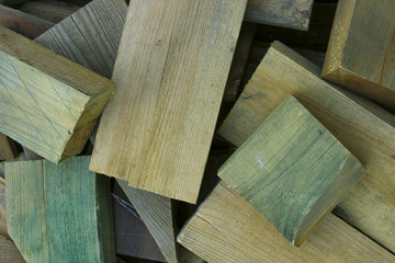 Wooden Blocks. Wooden Texture Background. Wood. Abstract Background.
