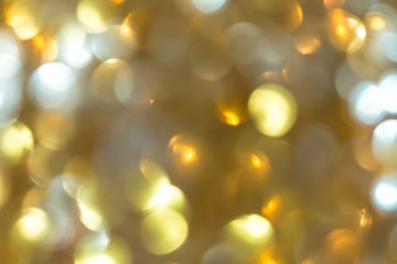 Obraz premium Golden bokeh