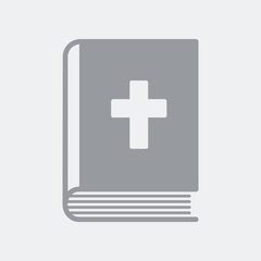 Obraz premium Bible book. Flat, clean, minimal and isolated vector illustration with minimal and modern design.