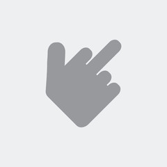 Hand showing the middle finger