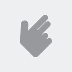 Obraz premium Hand showing the number three