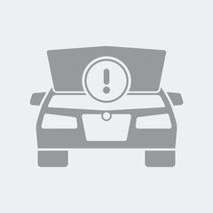 Engine car alert icon