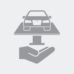 Automotive expo presentation icon