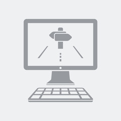 Road assistance application on pc