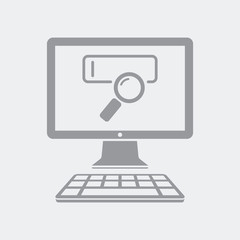 Browser page on computer desktop