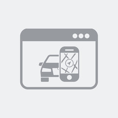 Browser page for download smartopone navigator app