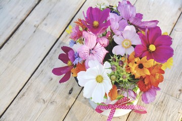 Grußkarte - Wildblumen Blumenstrauß 