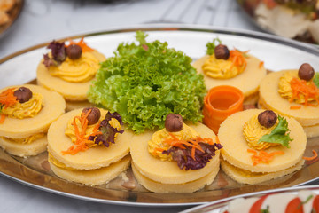 catering for corporate parties and weddings full of good food