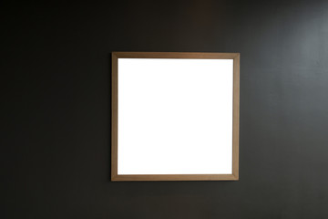 Picture frame with modern  wall background