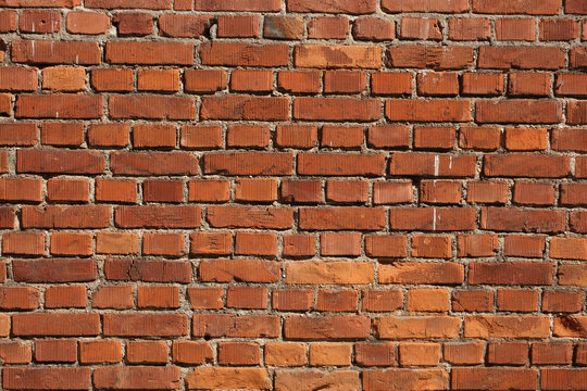 close up on a bricks wall