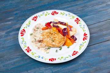 chicken with vegetables