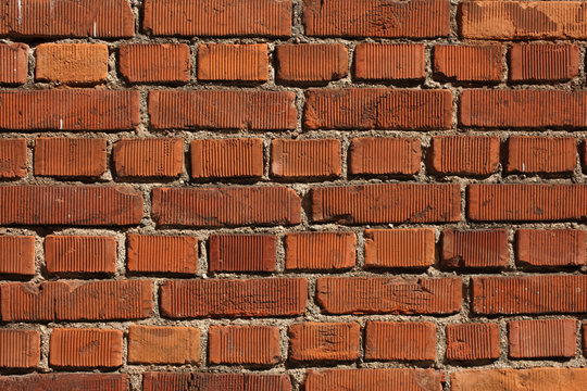 close up on a bricks wall