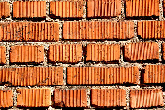 close up on a bricks wall