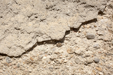 close up on a concrete wall