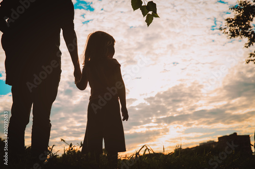 Free Photo Holding Hands Father Daddy Love Daughter Family Max Pixel 4k Silhouette Of A Family Father Mother And Two Children Son And