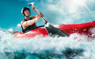 Whitewater kayaking, extreme kayaking