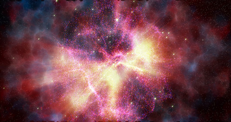 Abstract space galaxy stardust background