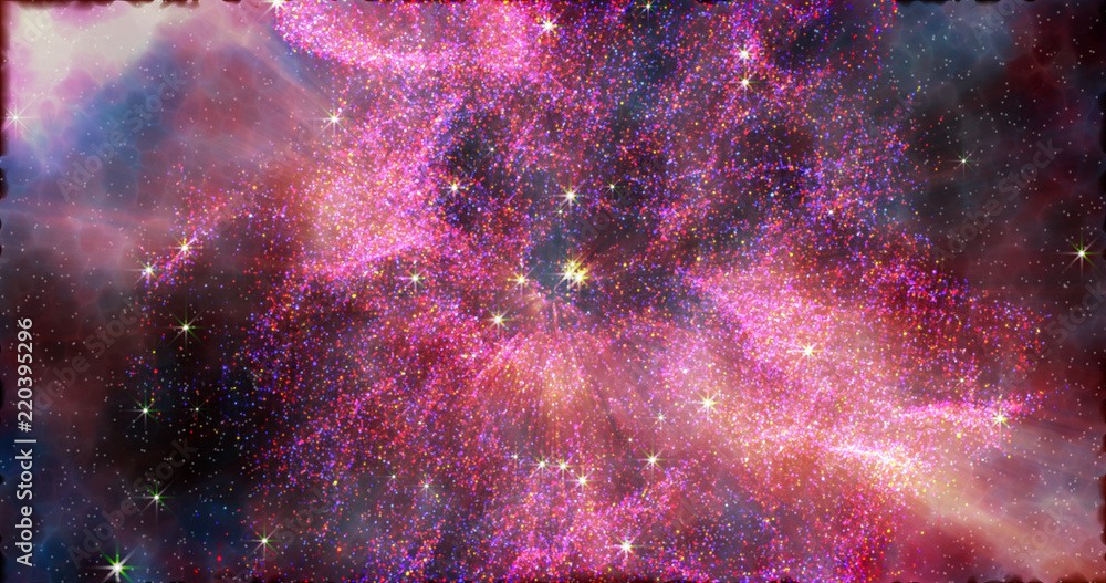 Canvas Prints abstract space galaxy stardust background