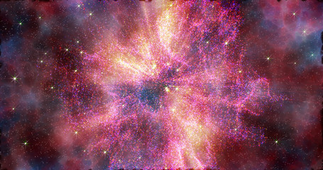 Abstract space galaxy stardust background - obrazy, fototapety, plakaty