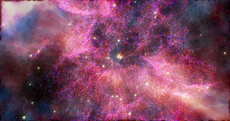 Abstract space galaxy stardust background