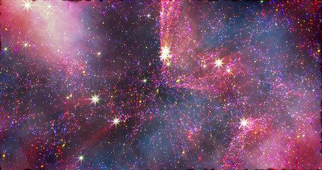 Abstract space galaxy stardust background