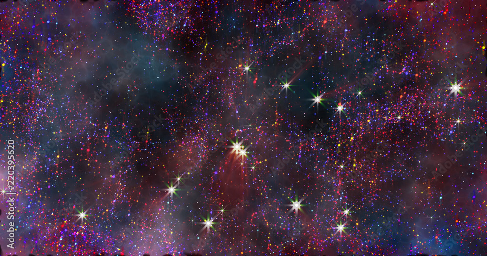 Wall mural abstract space galaxy stardust background