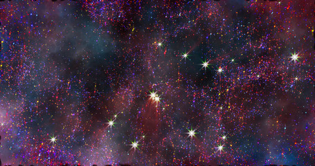 Abstract space galaxy stardust background
