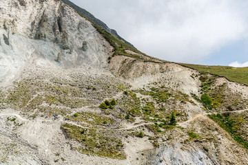 Mountainbiker auf Trail