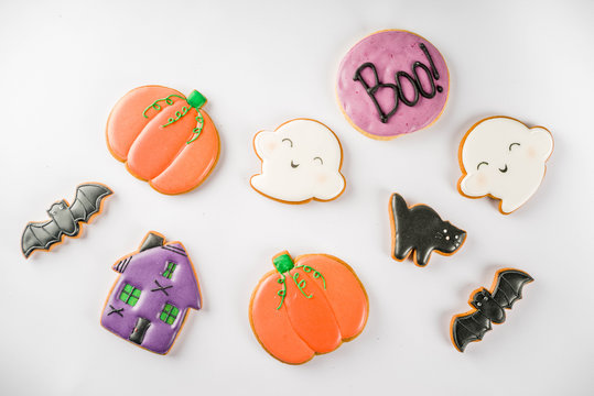 Traditional Halloween cookies
