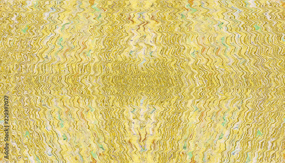 Aufkleber abstract pattern with waves and ripples. oil painting on canvas and digital technology. theme of rai