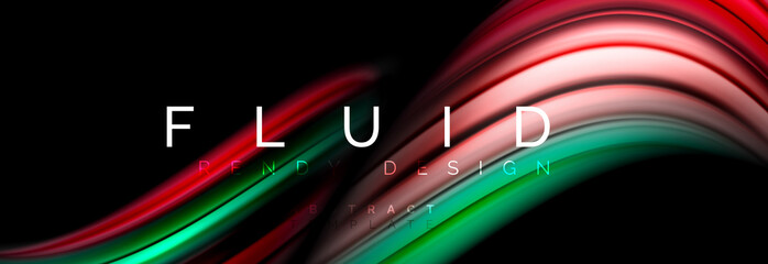 Fluid color motion concept