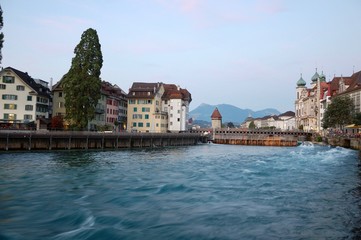 Obraz premium Lucerne bridge