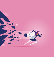 Breakthrough - Idea Concept vector illustration