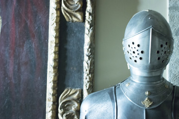Medieval suit of armour knight