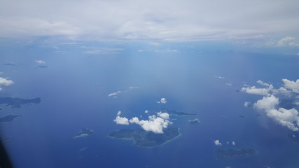 Palawan, Philippines seen from above