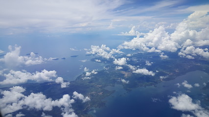 Palawan, Philippines seen from above